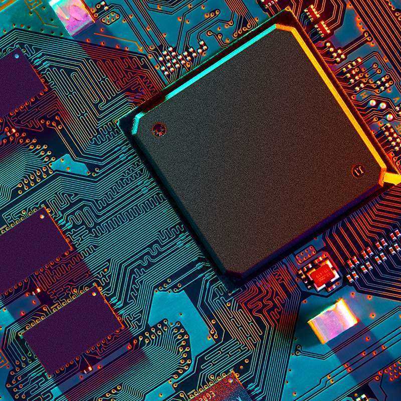Chip on circuit board